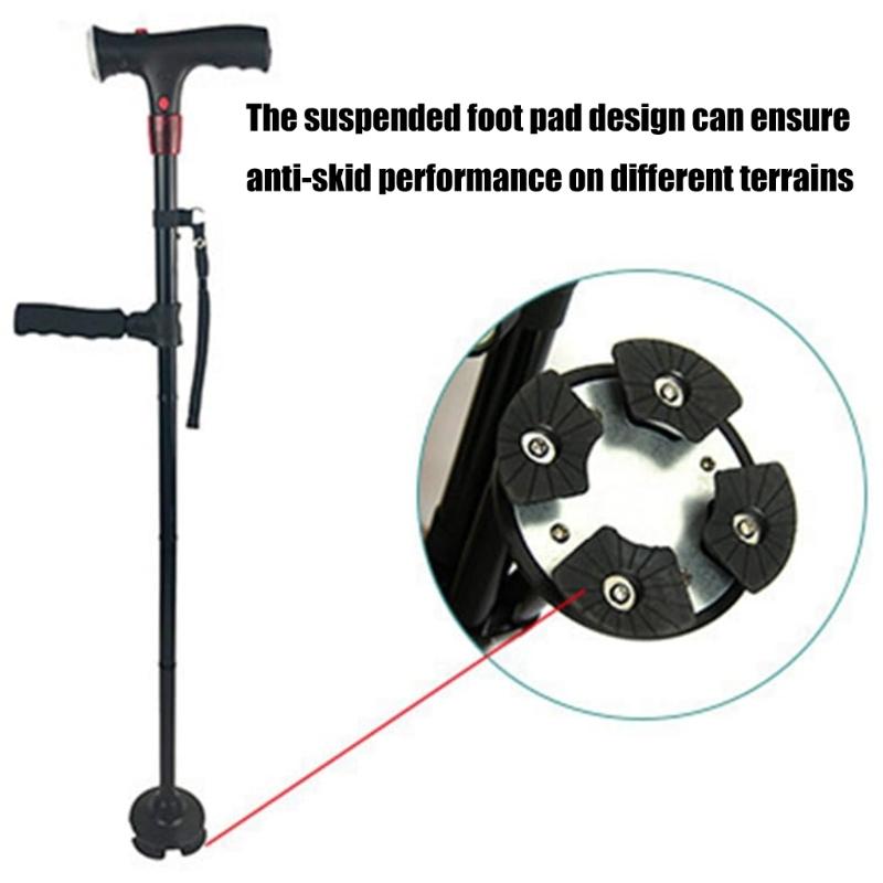 Light weight Aluminum Folding Canes Ergonomic Handle Regulable for Senior Travel Hiking Support