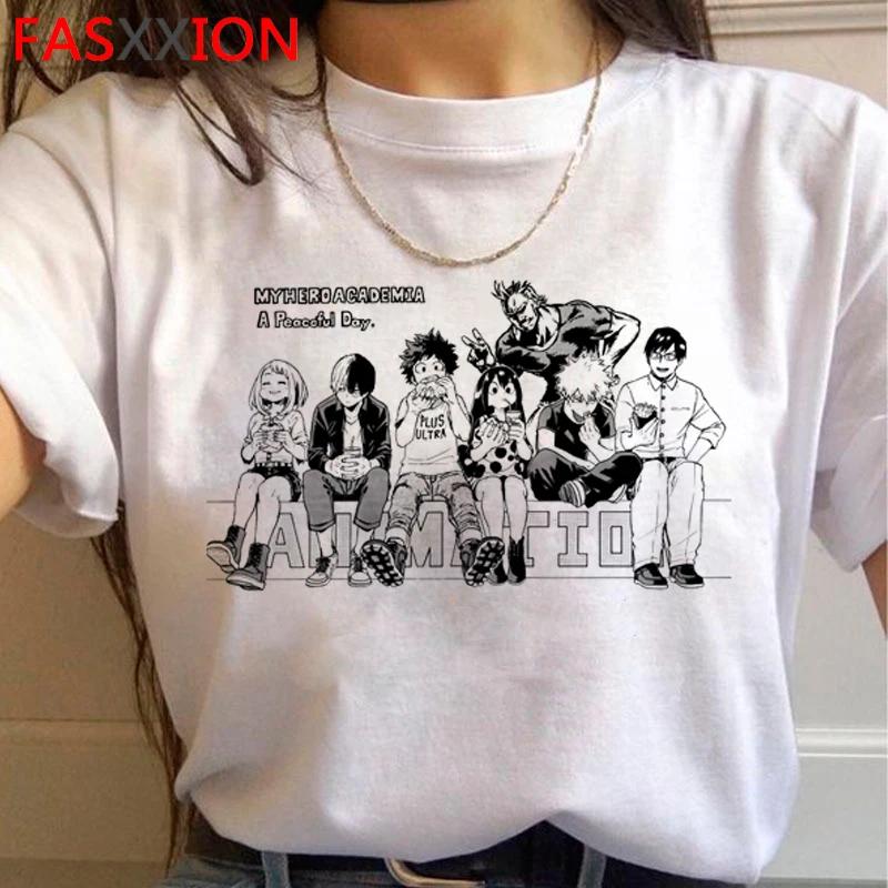 My Hero Academia Bakugou Todoroki Boku No Hero Bnha T-shirt T Shirt feUnisex Tumblr Aesthetic Clothes Harajuku Kawaii