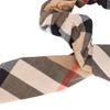 Burberry Striped Pattern Cotton Hair Tie Kids Accessories Brown 81004621