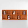 Wooden Storage Divider Box Divided Organizer Tabletop Organization 10 Grid Section Sorting Tray