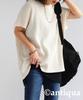 antiqua Oni Waffle Short Sleeve Solid Regular White Top, Women's T-Shirt, Color, PN-00476, (S-L Equivalent/One Size), 03,