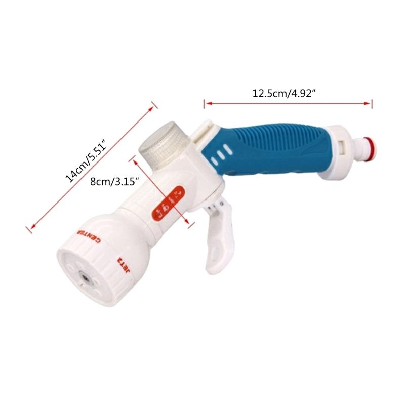 High Pressure Car Watering Gun 5 Function Portable Watering Equipment for Garden Yard Car Washing Flower Watering