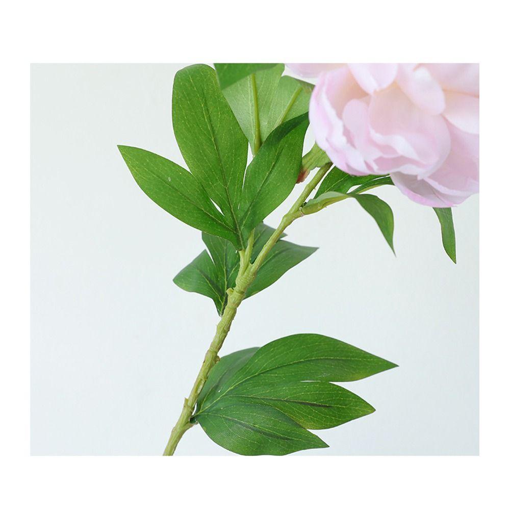 2 Heads Peony Artificial Flower Peony Multicolor Bridal Bouquets Vivid Wedding Ornament Gift