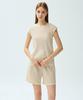 Waiowai Line Point Elastic Waist Pleated Shorts_2 Colors