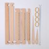 Wood Weaving Loomed Kits Handcraft Wooden Loomed Set Knitting Accessories Craft Supplies for Adults
