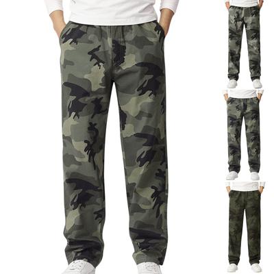 Fall Men's Cargo Pants Men Casual Straight Camouflage Cargo Pants Men