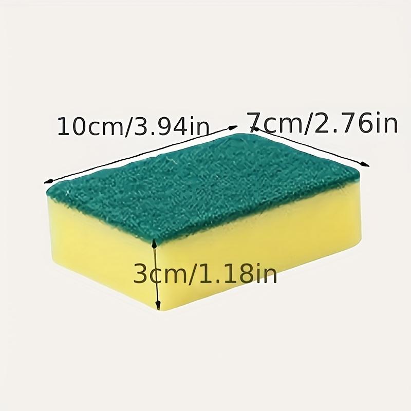 18/36pcs Kitchen Sponges, Multi-Functional, Super Absorbent, Rust & Oil Stain Remover, Double-Layer Grip Design for Tableware, C