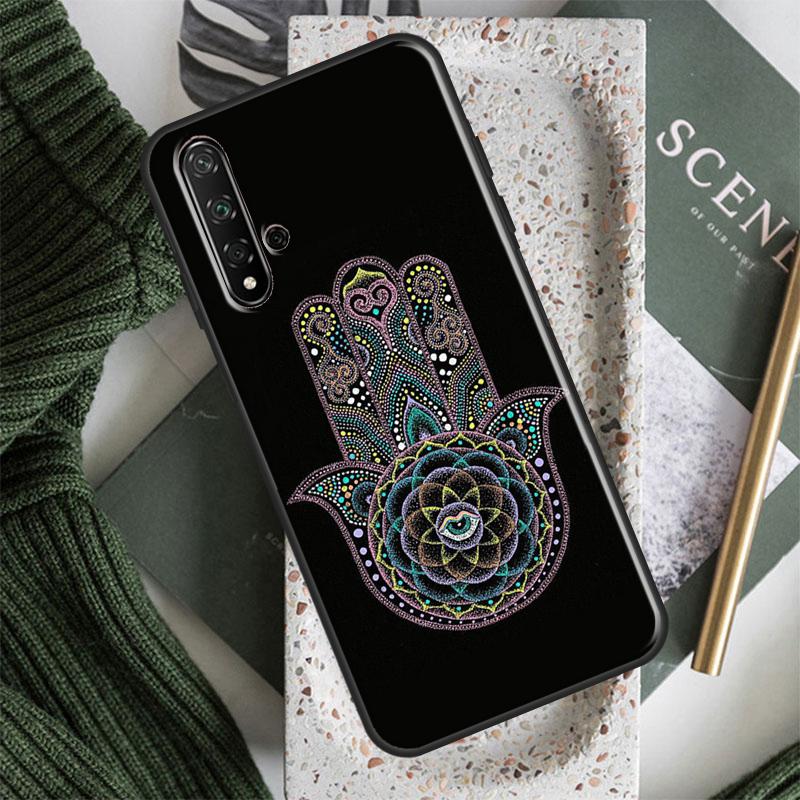 Hamsa Hand Of Fatima Art For Huawei Nova 10 9 SE 5T 12s 12i 11i Y91 Y90 Y60 Y70 Y72 Y61 P60 Pro P20 P40 P30 Lite Case