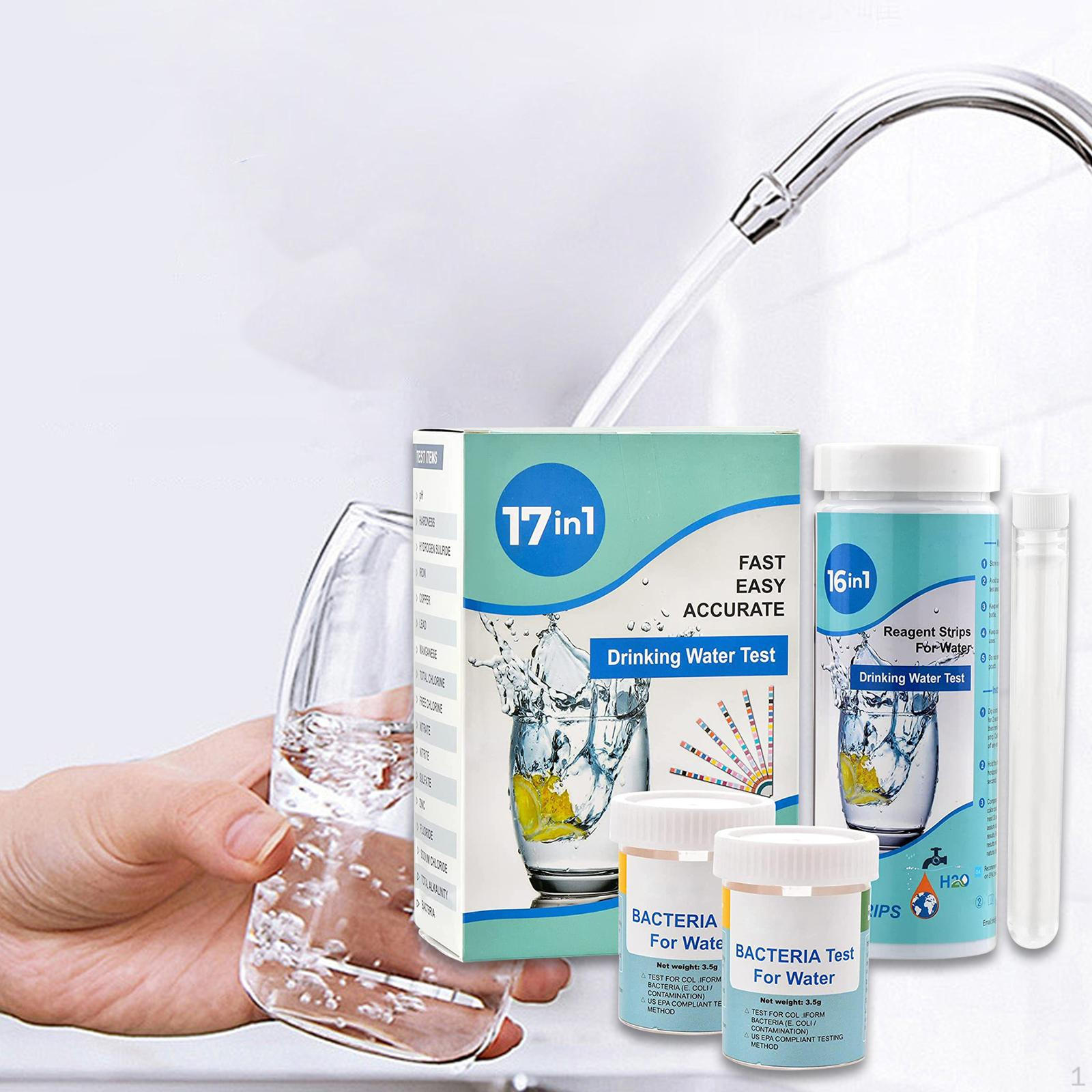 

Набор для тестирования воды, тест на хлор в бассейне, многофункциональный качественный колодец и питьевая вода