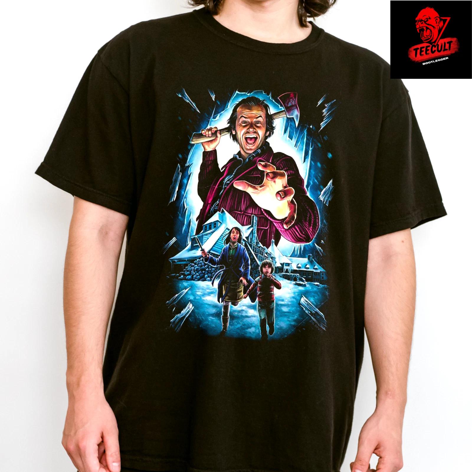 Men s and Women s T-shirts The Shining (1980) Jack Torrance Cult Horror Movie Unisex L