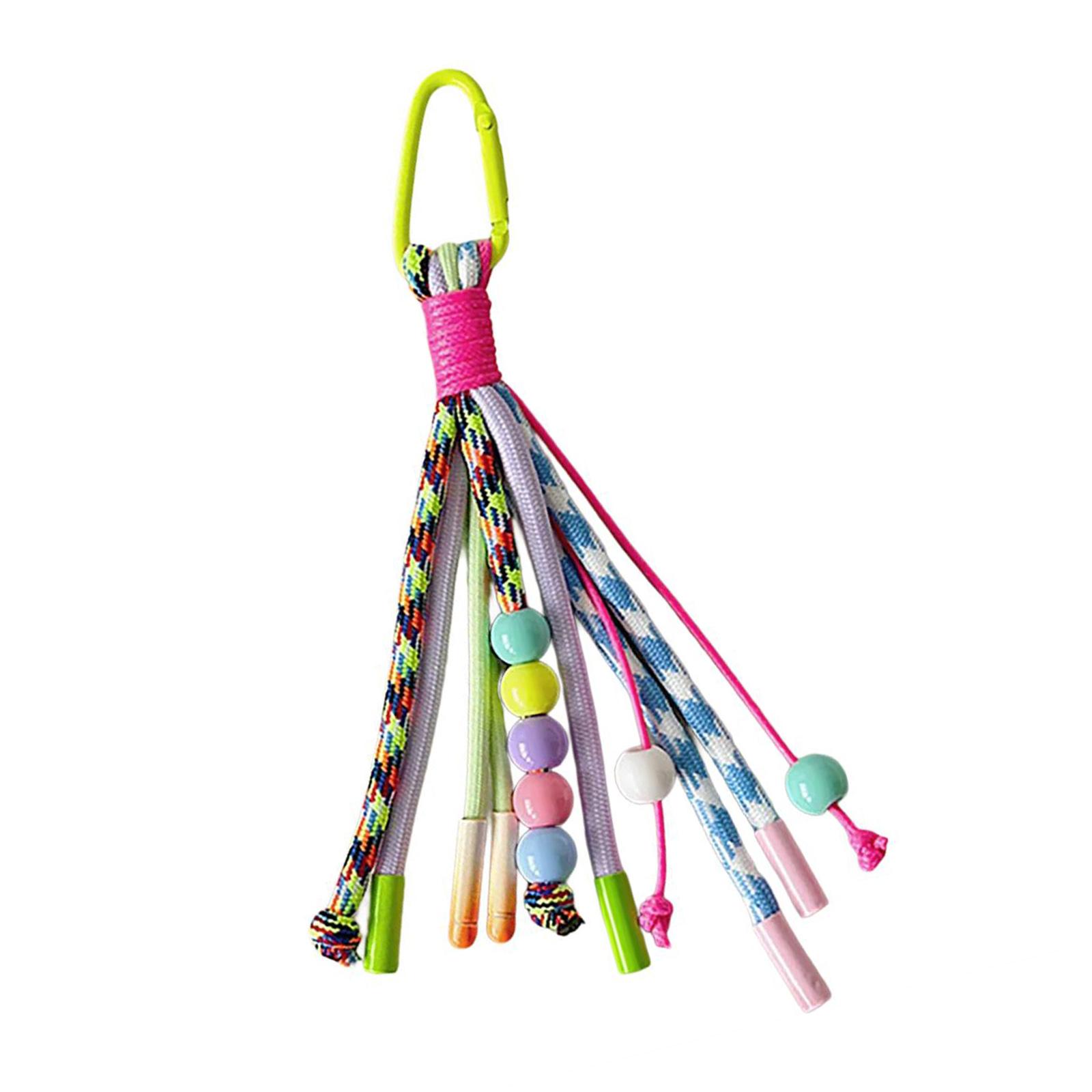 

Красочный этно-стиль брелок плетеный бисер шарм брелоки подвеска украшение для сумок и ключей премиум аксессуар C