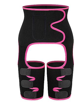 Duolite Women's Neoprene Durable 3-in-1 Waist Trainer Thigh Slimming Support Belt Customizable Options for Effective Weight Loss