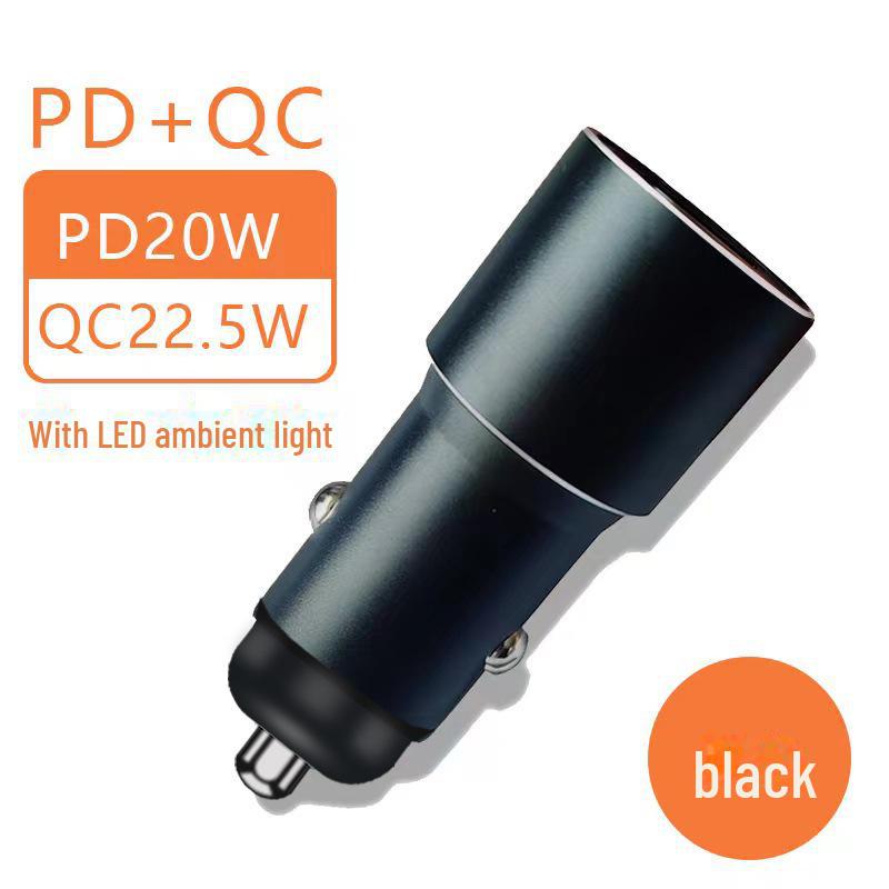 "Super Fast PD20W Car Charger with Cigarette Lighter Converter for Apple & Android"