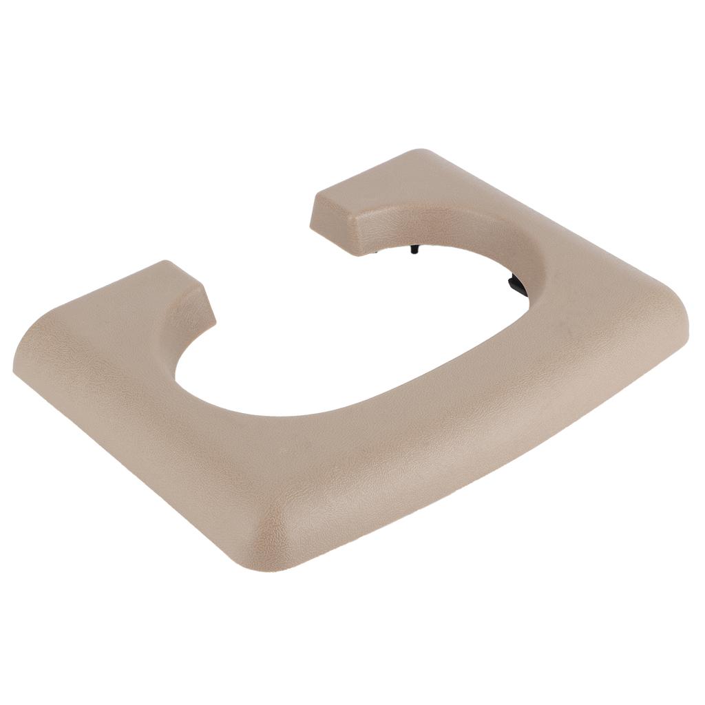 Center Console Cup Holder Cover Plate Armrest Pad Beige Fit for Ford F‑150 2004‑2014