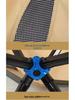 Outdoor Camping Foldable Aluminum Chair with Backrest and Umbrella
