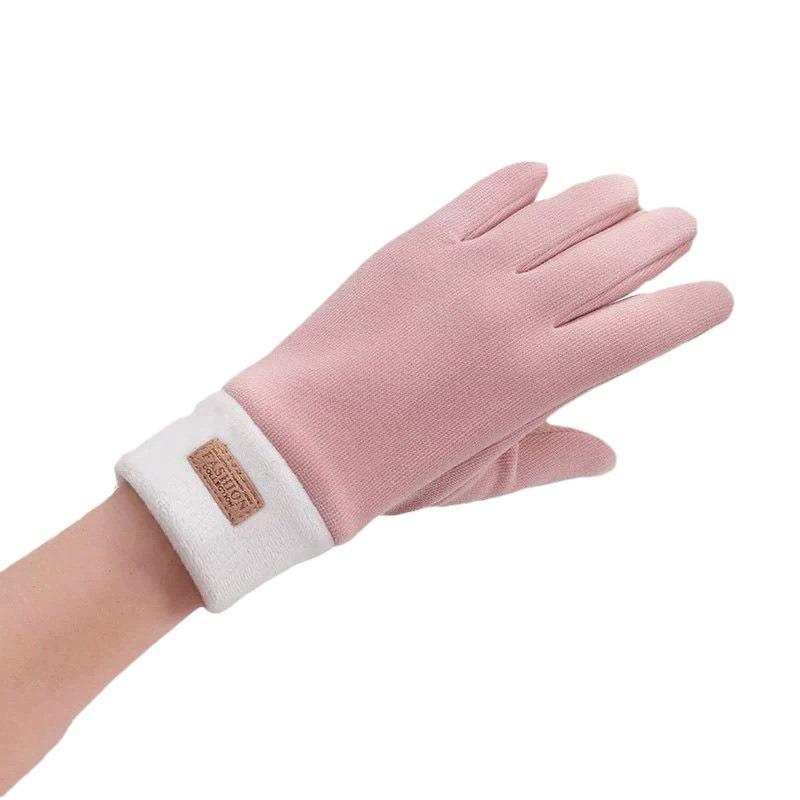 Winter Outdoor Thermal Gloves Female Touch Screen Plus Velvet Padded Cycling Non Slip Cycling Gloves Velvet.