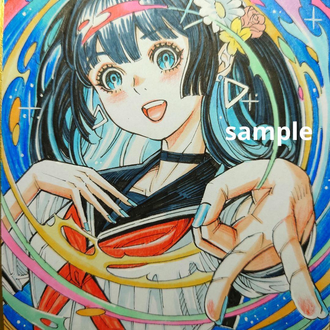 

[Б/У] Рисунок от руки 166 оригинальных картин, цветная бумага, картины с красивыми женщинами «Старшеклассницы в полном цвете»