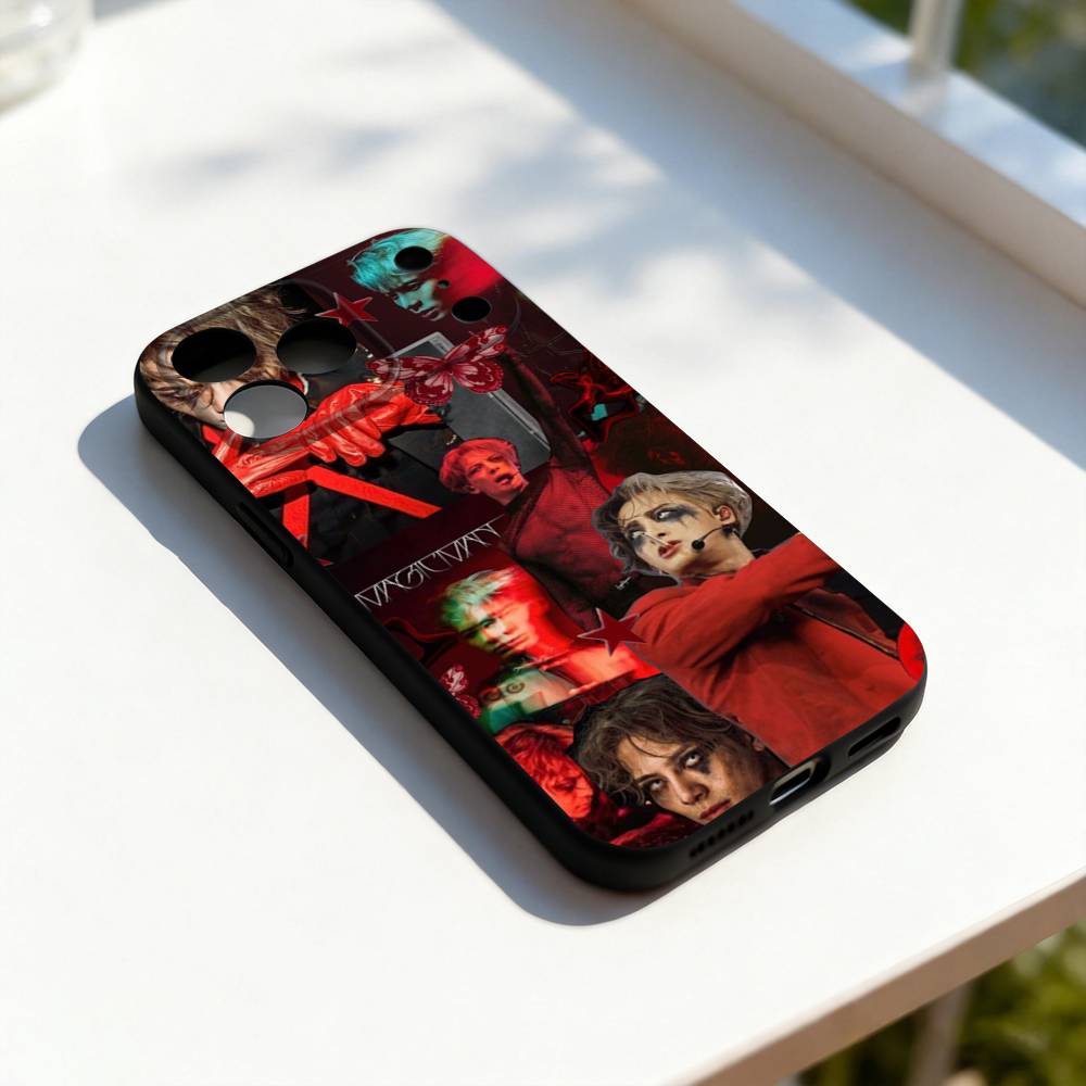 COOL J-Jackson Wang Phone Case For iPhone 17,16,15,14,13,12,11,Pro,Max,Plus,E,SE4,Air,Mini Black Soft Cover