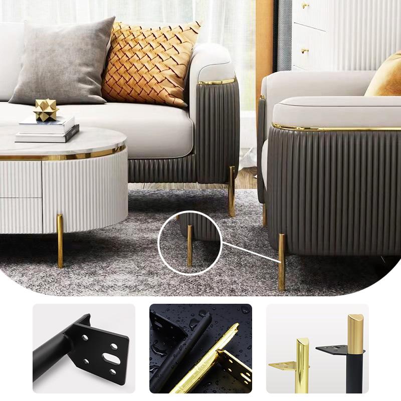 4pcs Metal Thicken Bathroom Sofa Coffee Table Cabinet TV Cabinet Table Edge Support Legs Furniture Support Legs Hardware Feet