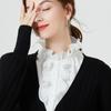 New Women White Lace Fake Collar Vintage Blouse Top Sweater Cotton False Collars Detachable For Shirt Collar Ladies Lace Collars