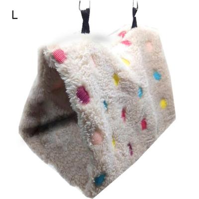 Triangle Pet Bird Parrot Hanging Cave Cage Tent Bed Hammock Winter Warm Nests