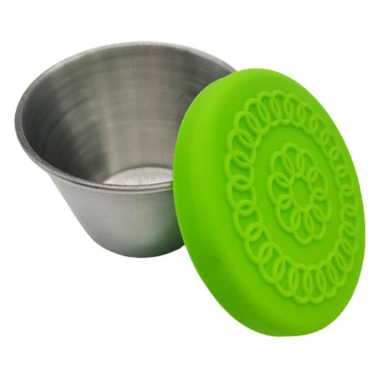 

70 мл контейнер для приправ герметичный прочный герметичный пищевой легко открывающийся полированный сервиз столовая посуда антикоррозийный зелёный