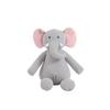 BobyBobo Gray Corduroy Elephant Soothing Plush Toy for Babies - Ideal Children's Birthday Gift