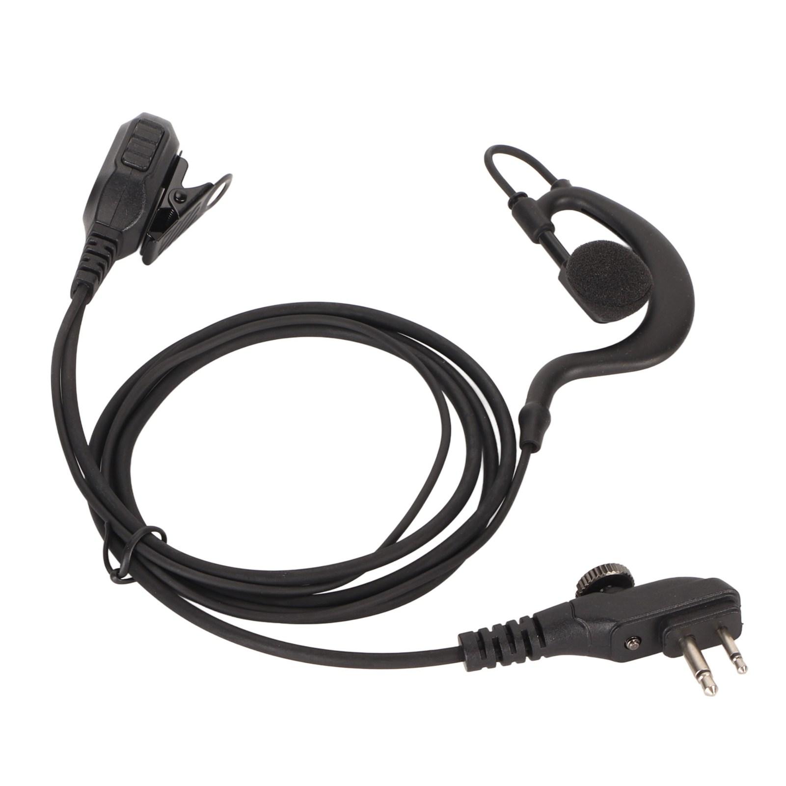 

Walkie Talkie Earhook Earphone C Shaped Two Way Radio Earhook Earpiece for Hytera BD502 BD502i