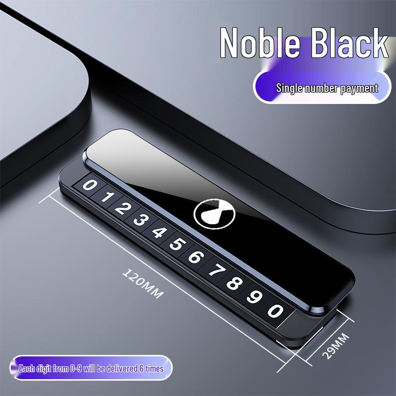 Denza D9 Temporary Parking Number Plate for Cars - Interior Phone Display