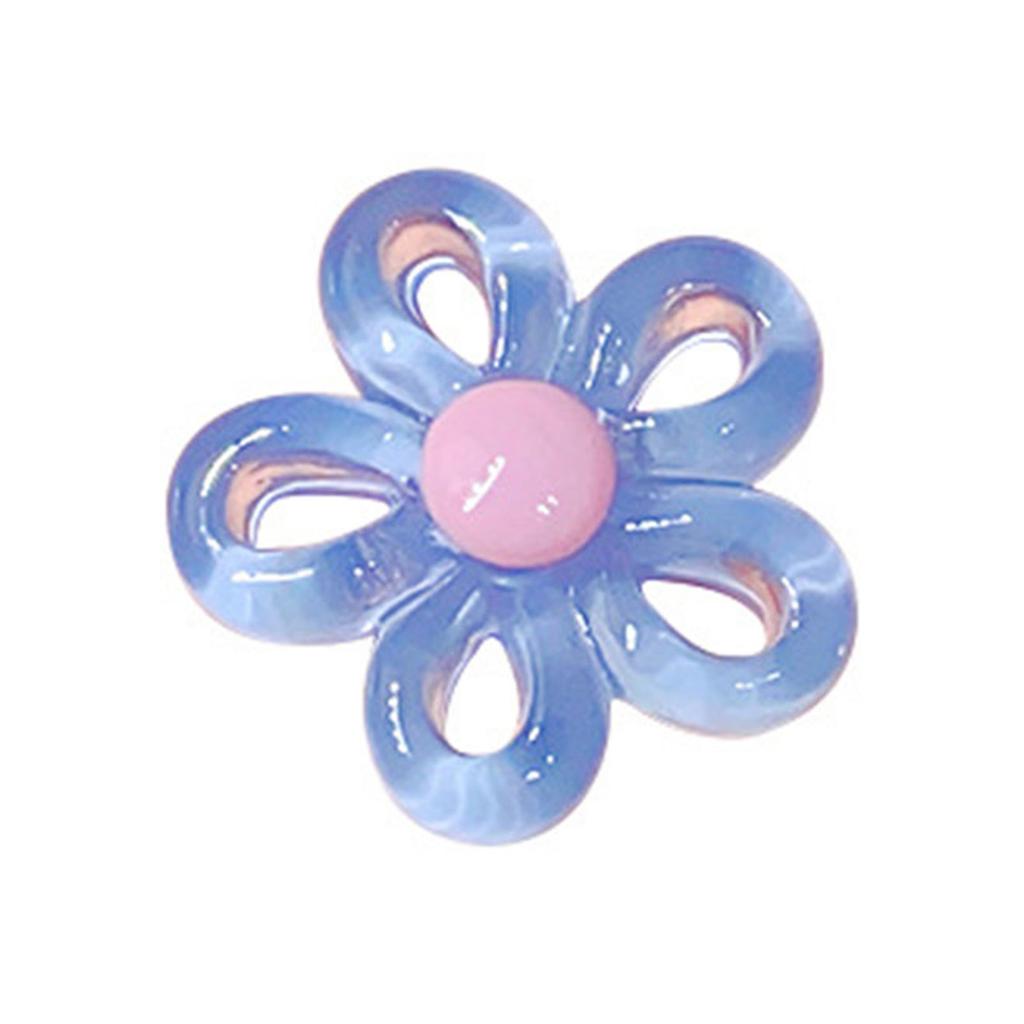 Crystal Flower Bead Beautiful Hollow Flower Loose Spacer Bead DIY Earring Jewelry Making Unique Flower Spacer Bead