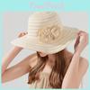Summer Straw Sun Hat With Wide Brim And Lightweight Material For Fashionable Outdoor Wear