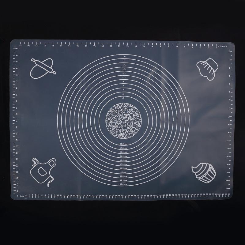 Silicone Kneading & Baking Mat - Heat-Resistant, Thick, Ideal for Dough, Noodles & Cutting
