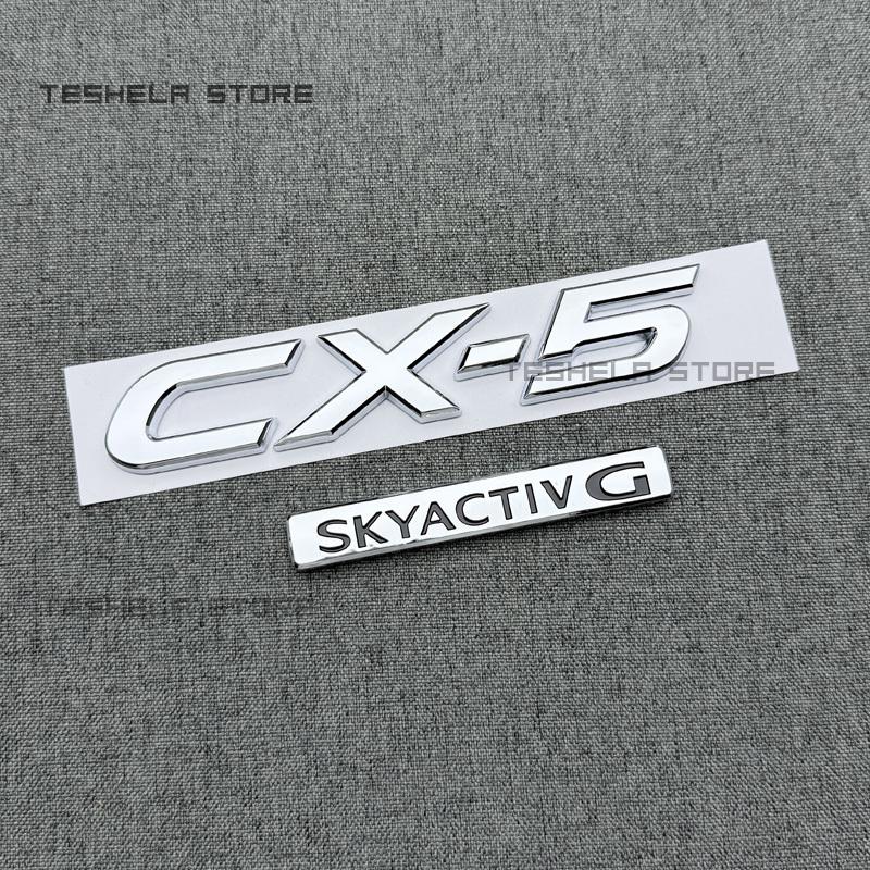 3d ABS for Mazda CX-5 13-25Year EditionABS ChromeLogo BYD Emblem Letters Stiker Car Trunk Badge Auto Parts Accessories