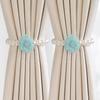 2pcs Curtain Straps a Pair of Cream Style Tied Tied Rope White Yarn Tied Belt Pearl Accessories Embellishment