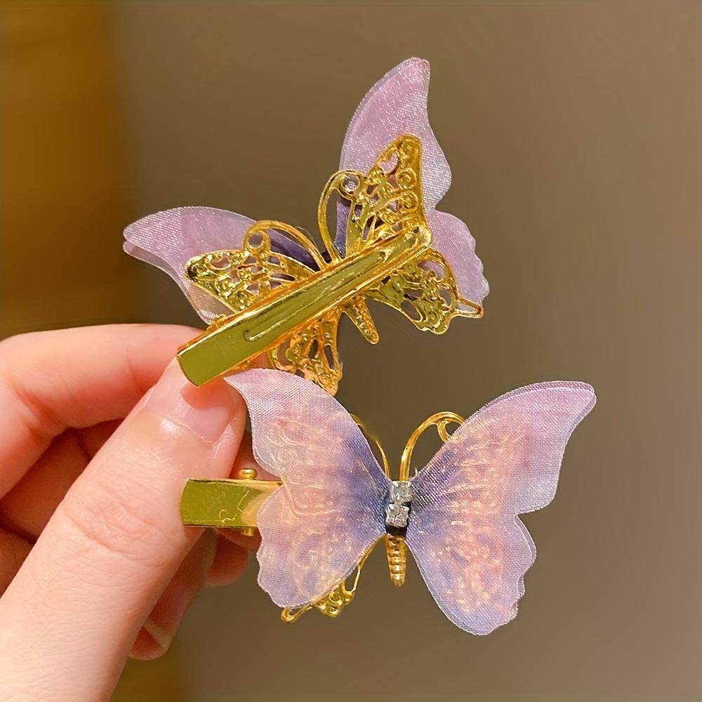 Sweet Girl Butterfly Hairpins That Do Not Hurt Hair, Super Nice and Cute Hairpins