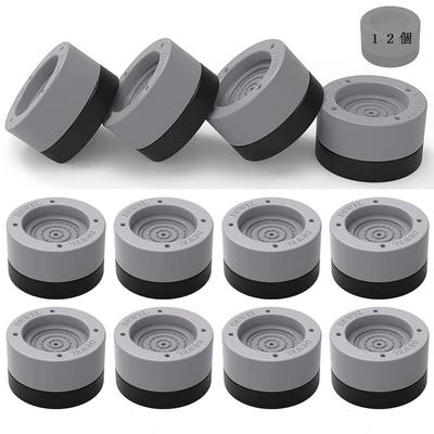 DEWEL Laundry 9cm Height Set with Extendable Stackable and Foot Pads for Kotatsu and Beds Anti-Vibration Pads, Adjustable, 12-Piece Legs, Legs,