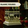 Kaaba Replica Model Islamic Muslim Turkish Ramadan Eid Islamic Gifts Home Decorations Imitation Metal Decoration