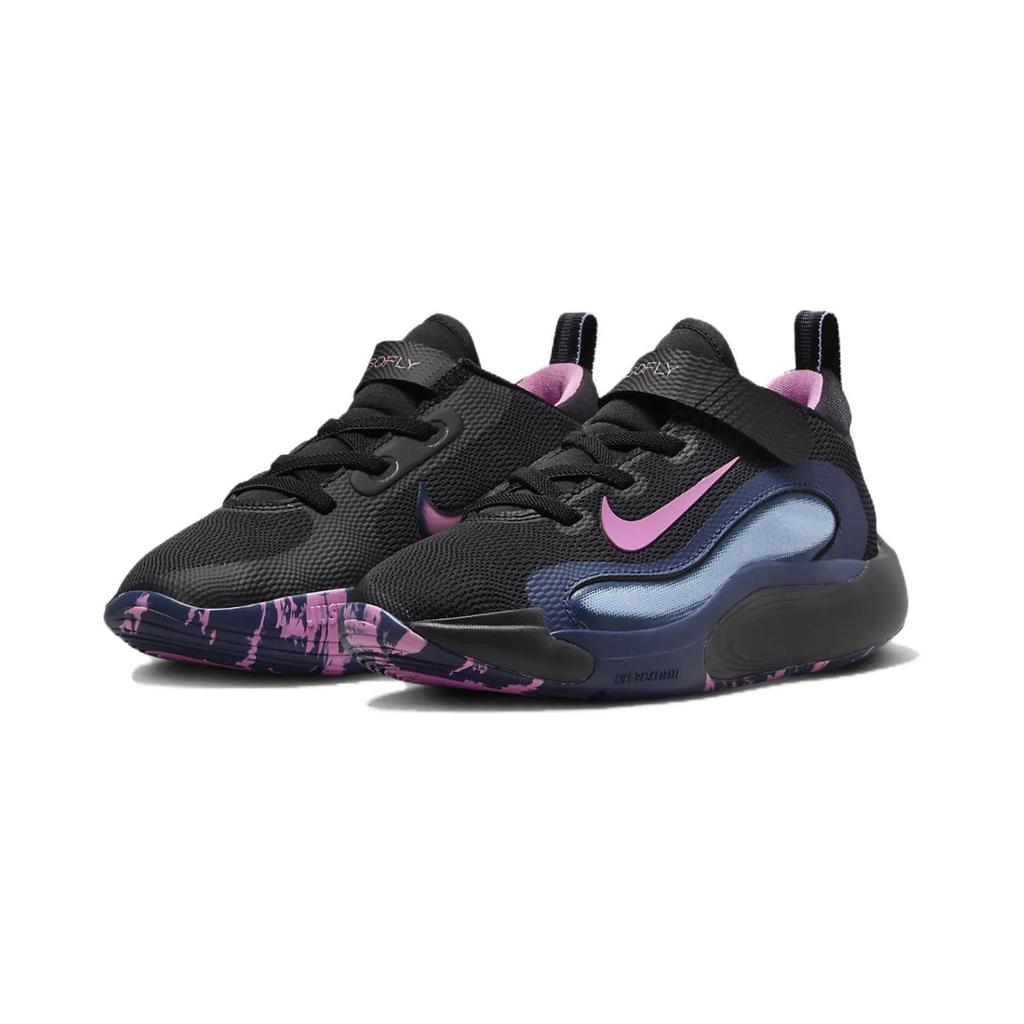 Nike IsoFly PS Black Midnight Navy Pink Kids Sneakers Aluminum Playful-Pink FQ7670-003