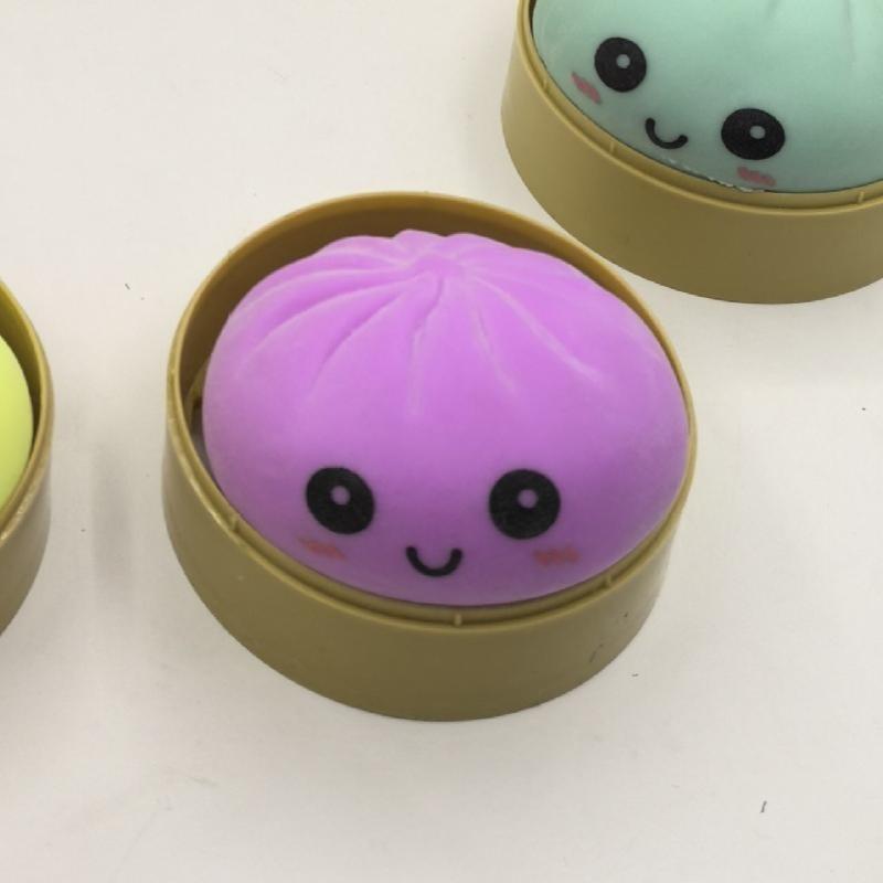 Buns Macios Brinquedo Fidget Anti-Estresse Lazer Crescimento Lento Fruta Apertar Espremer Aliviador de Estresse Prop Redutor de Pressão Engraçado