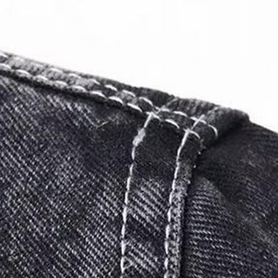 Black & Gray Men's Slim Lapel Denim Jacket with Velvet Lamb Plush, 2024 Korean-Style Winter Edition