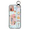 Silicone Anti-dust Phone Case For HTC Desire 20 Plus/D20+ Cute Protective Wrist Strap Ring Back Cover Shockproof Lanyard