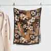 Autumn and winter new double-sided color oil painting series imitation cashmere thickened warm scarf women's air conditioner shawl