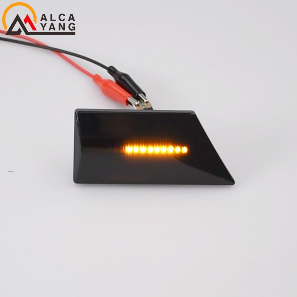 Car Led Dynamic Turn Signal Light For Opel Vectra C 2002-2008 Signum 2003-2008 Side Marker Fender Lights Blinker Indicator LampTurn Signal 2