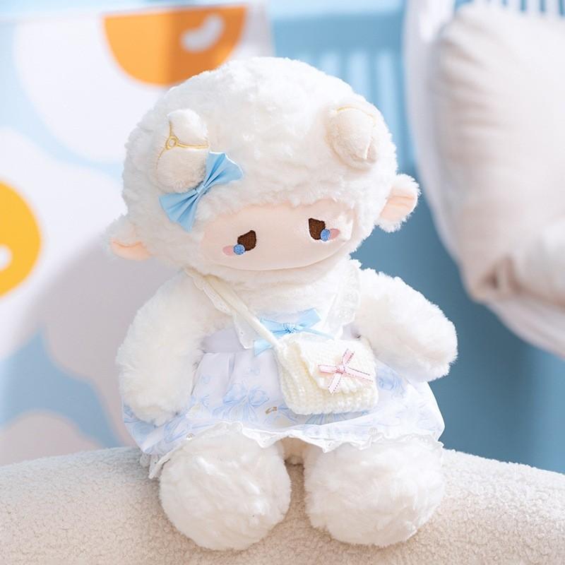 Puff Pao Sheep Plush Backpack Soft Toy For Kids And Teens