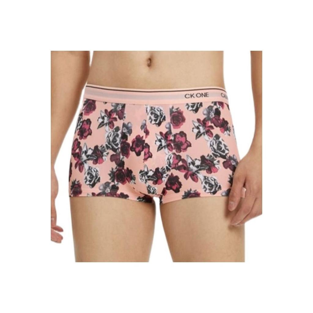 Calvin Klein Atmungsaktive Boxerbriefs mit Rosenprint und niedrigem Bund für Herren Unterwäsche Pink NB2225-1F7