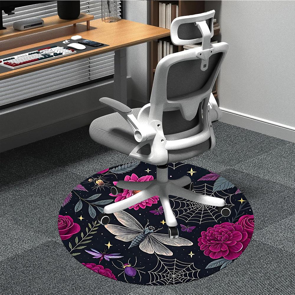 

1pc Floral Fantasy Chair Carpet for Office - Durable, Ideal for Chair Mats, Stylish & Functional Decorative Rug yy260130068 80cm by 80cm