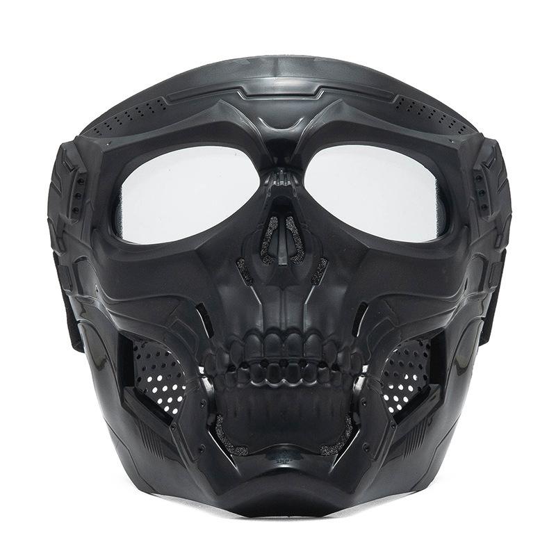 Winddichte Skimaske Totenkopf Motorrad Off-Road Radsport Brille Taktische Gesichtsmaske Outdoor Sport Schutzausrüstung