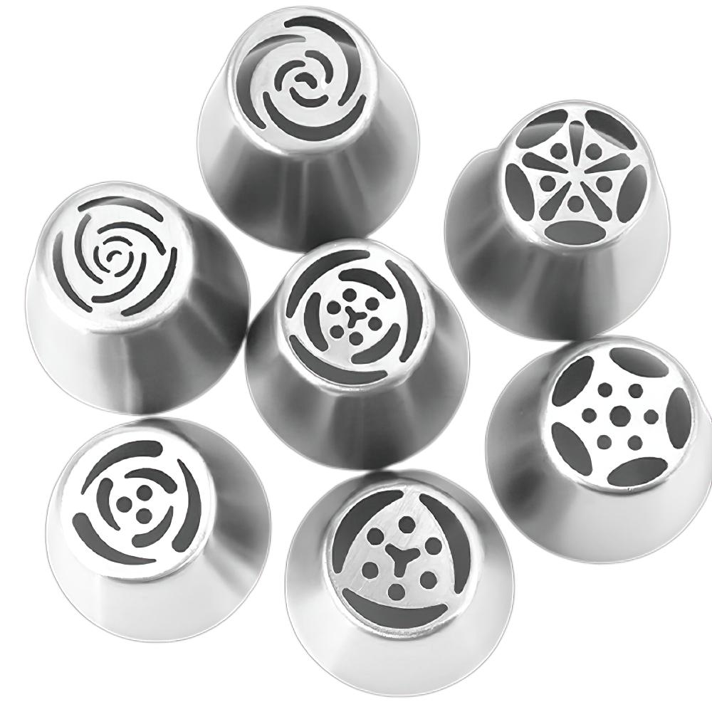 Russian Piping Nozzle Torch Sphere Ball Icing Piping Nozzles Cake Tips Set Cream Decoration Pastry Nozzles Cake Decorating Tool