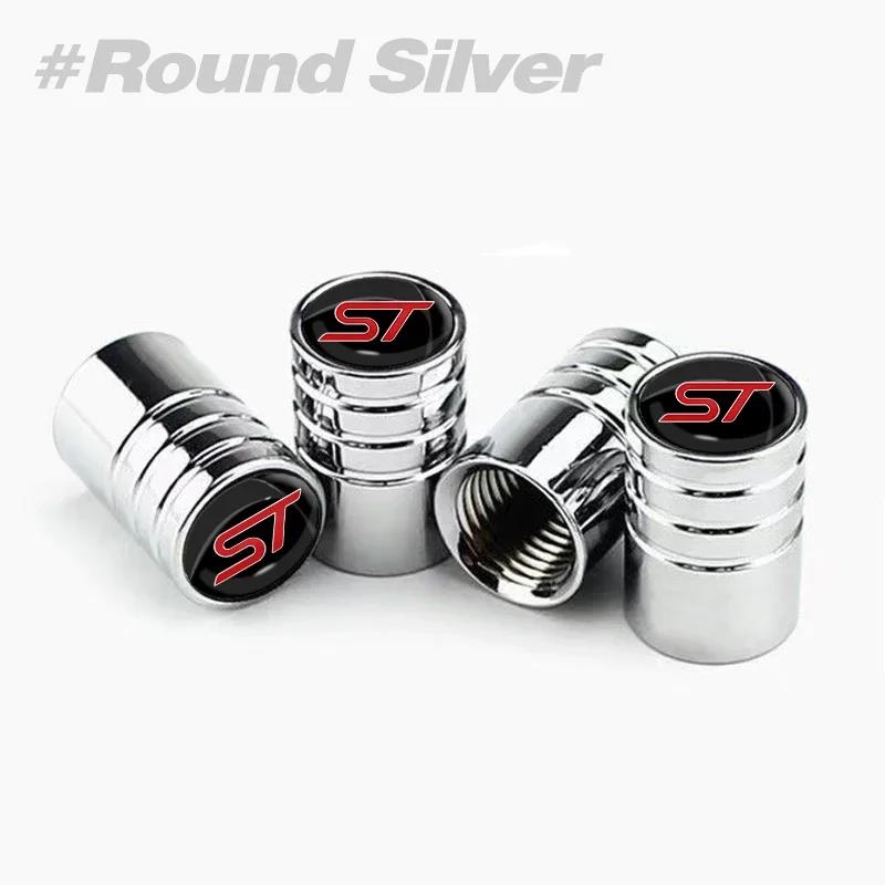 Auto Aluminum Tire Valve Stem Caps Wheel Rim Decor Protective Cover For Fiesta Explorer Mustang Edge Escape Accessories Stem Caps1