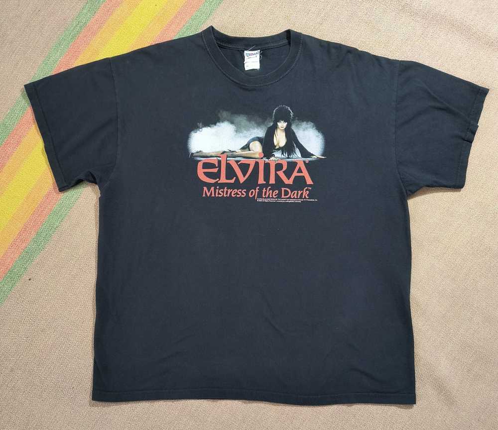 Elvira Mistress of the Dark Movie Rare Design Black Unisex Shirt Vtg WA0202 S